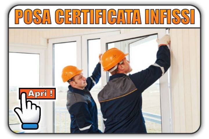 posa certificata infissi Asti finestre